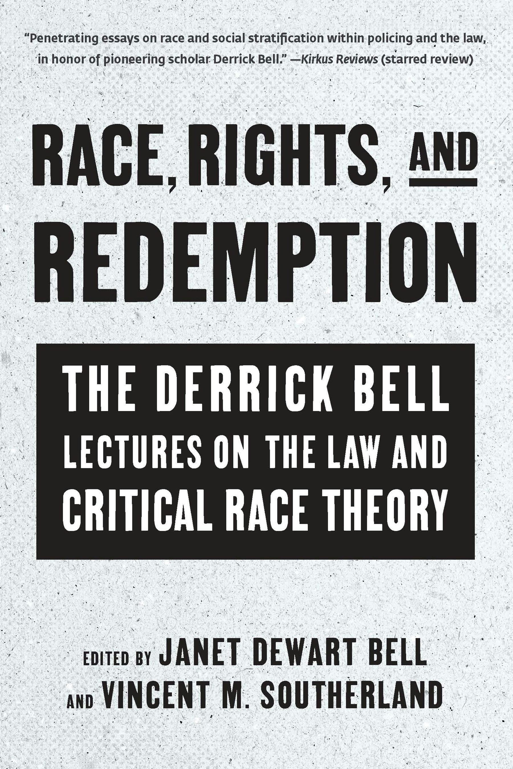 Book cover image for Race, Rights, and Redemption ISBN: 9781620977354